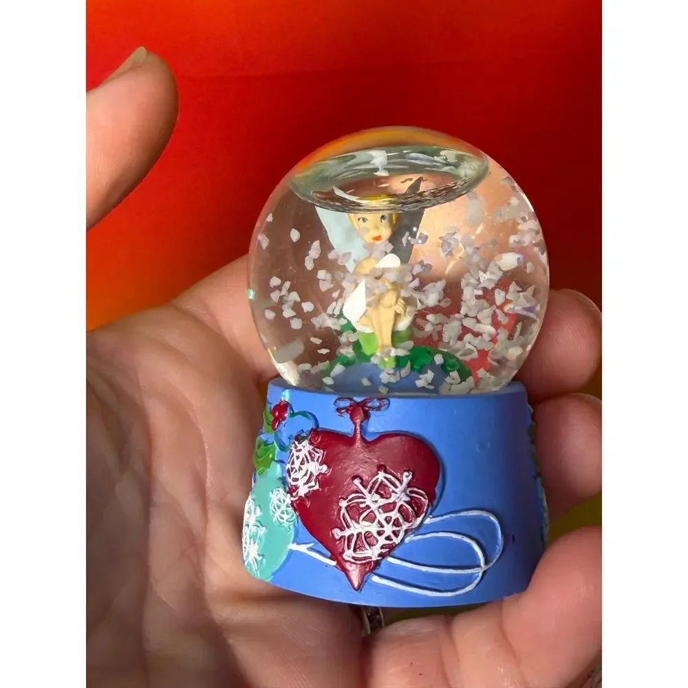 Disney Princess Mini Snow Globe Cinderella Aurora Sleeping Beauty & Tinkerbell